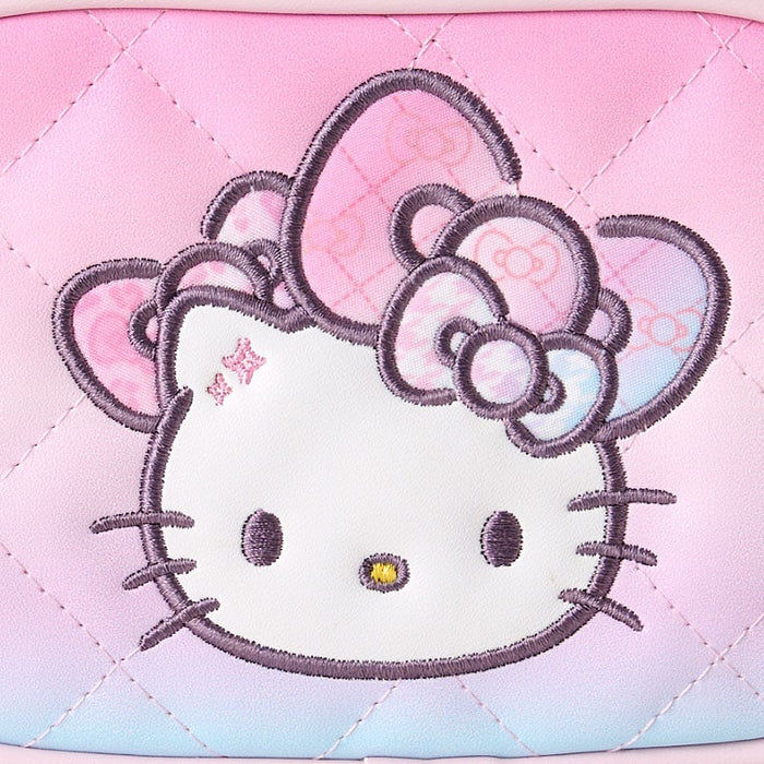Hello Kitty Mini Zipper Pouch 50th Anniv. (Fashionable Ribbons Series) Bags Japan Original