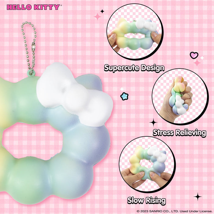 Hello Kitty Mochi Donut Squishy Keychain Toys&Games Hamee.com - Hamee US