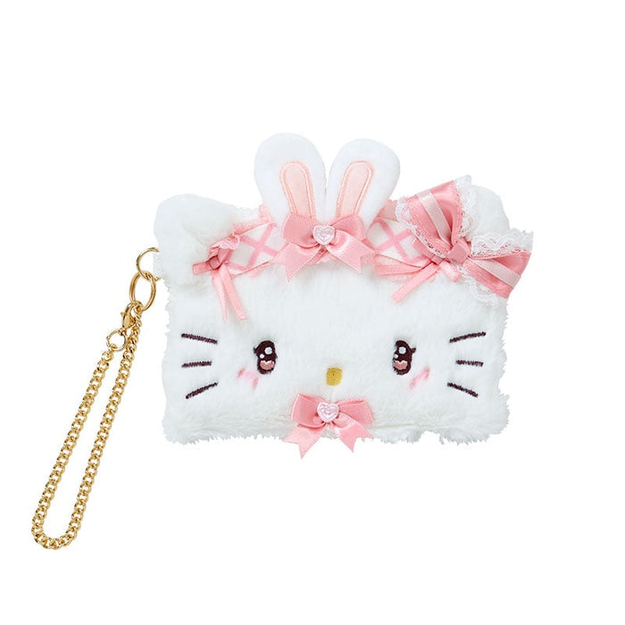 Hello Kitty Plush Card Case (Ribbon Party Series) Accessory Japan Original