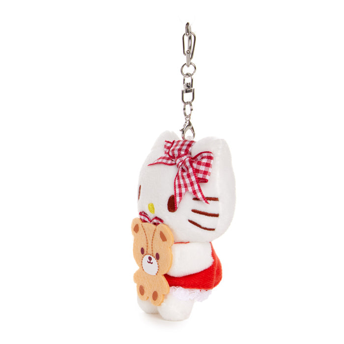 Hello Kitty Plush Mascot Keychain (Red Gingham) Plush NAKAJIMA CORPORATION