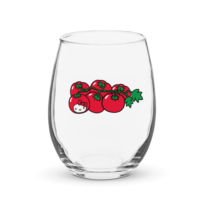 Hello Kitty Tomato Glass Tumbler Home Goods Printful Default Title