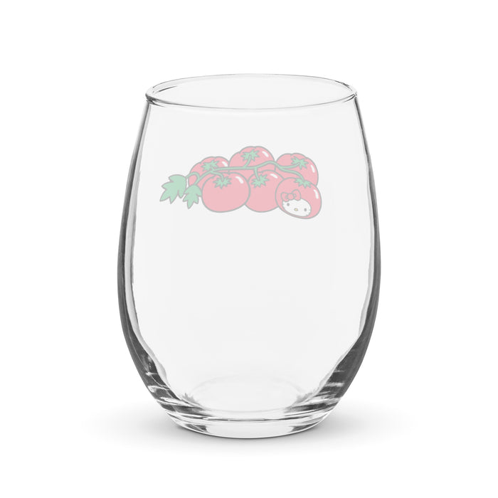 Hello Kitty Tomato Glass Tumbler Home Goods Printful