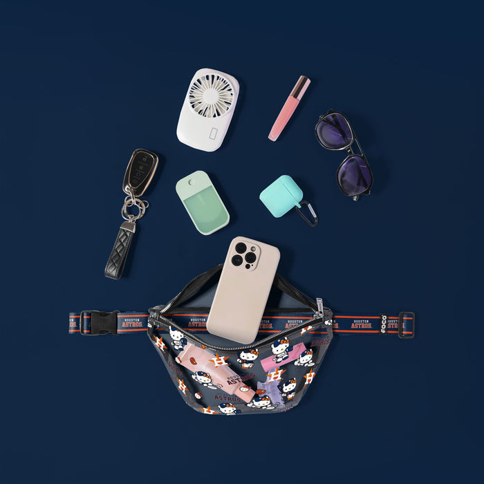 Hello Kitty x Houston Astros Clear Fanny Pack Bags FOCO