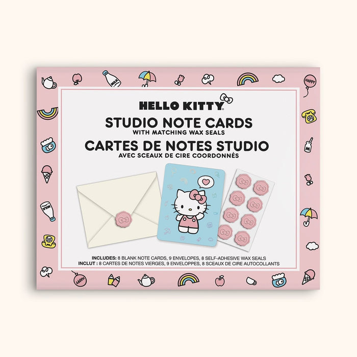 Hello Kitty x Studio Oh! Classic Pink 25-Pc Note Cards & Wax Seals Set Stationery Studio Oh!