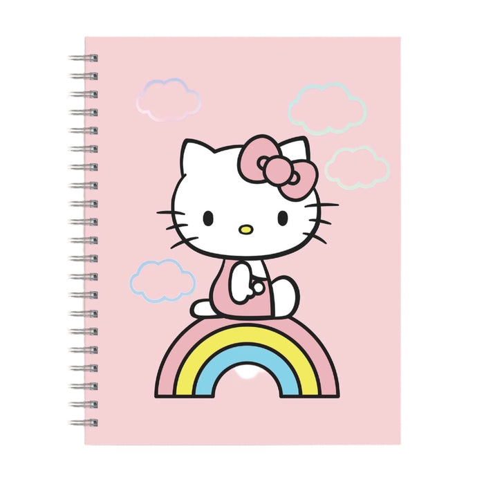 Hello Kitty x Studio Oh! Classic Pink Extra-Large Spiral Notebook Stationery Studio Oh!