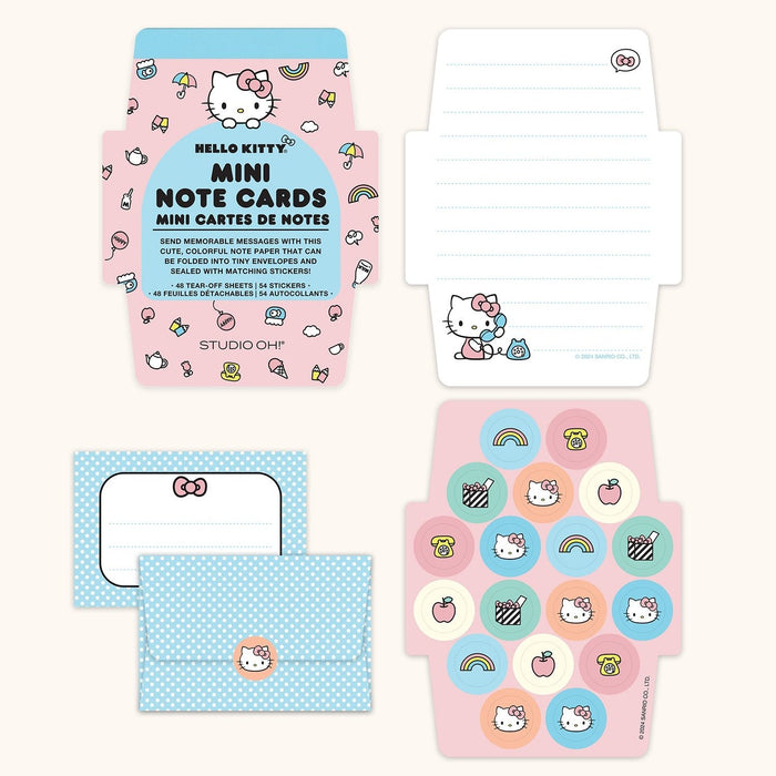 Hello Kitty x Studio Oh! Classic Pink Mini Memo with Stickers Stationery Studio Oh!