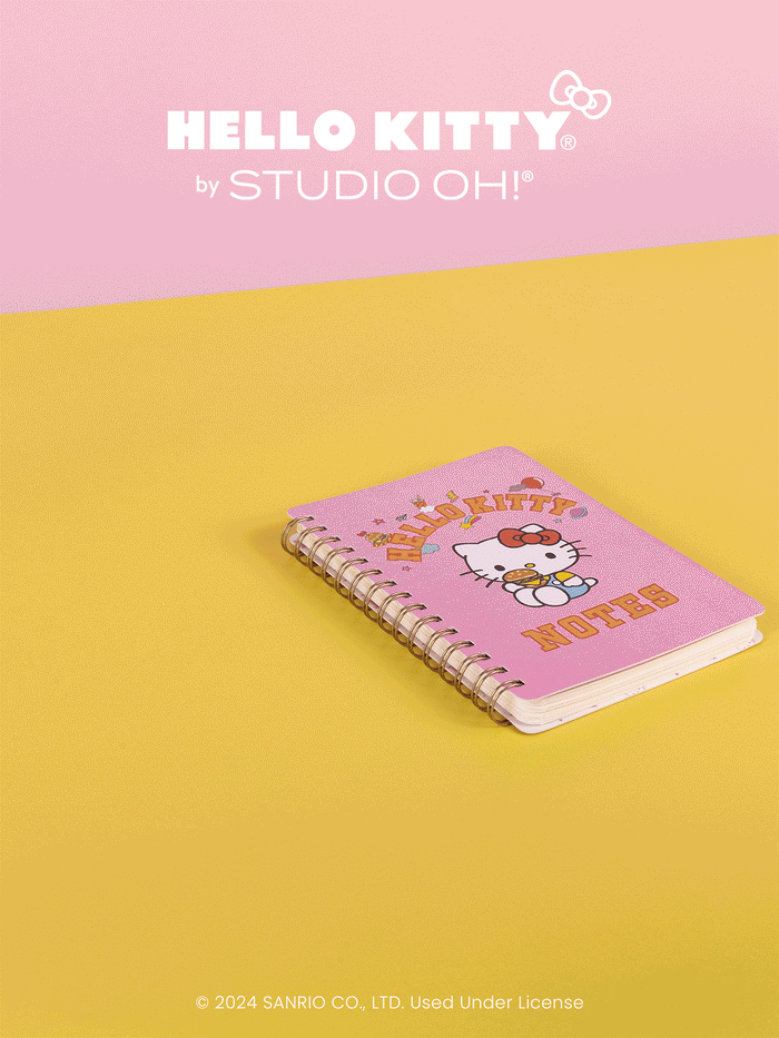 Hello Kitty x Studio Oh! College Letters Agatha Notebook Stationery Studio Oh!