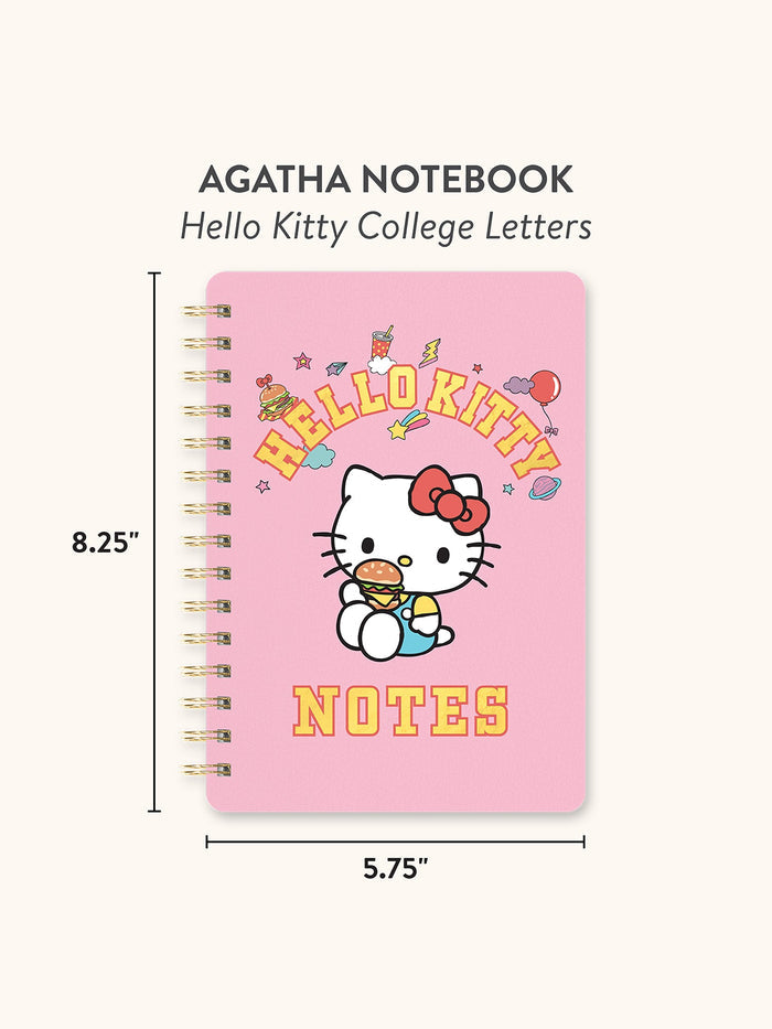Hello Kitty x Studio Oh! College Letters Agatha Notebook Stationery Studio Oh!