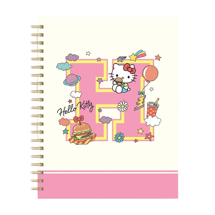 Hello Kitty x Studio Oh! College Letters Extra-Large Spiral Notebook Stationery Studio Oh!