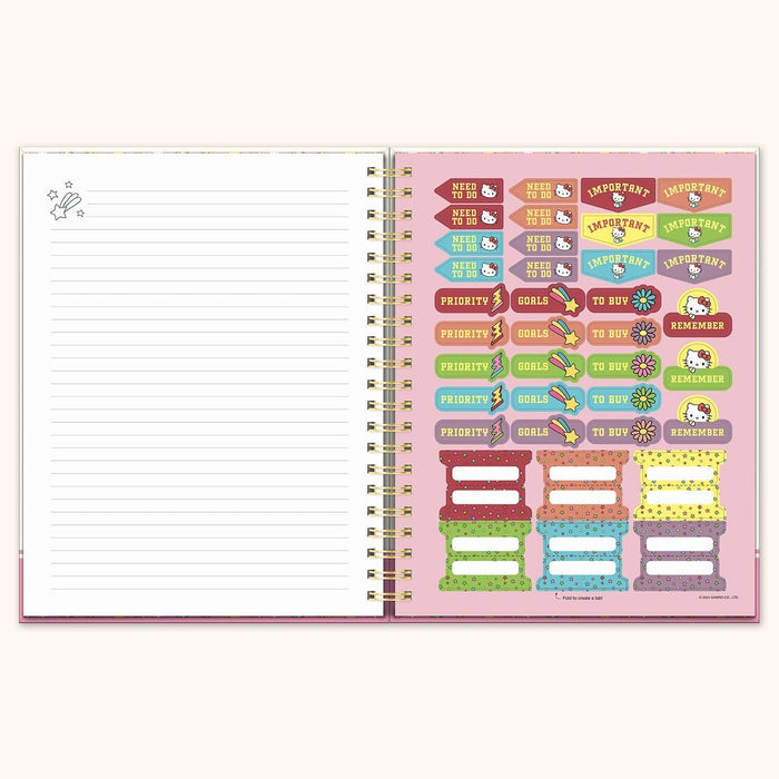 Hello Kitty x Studio Oh! College Letters Extra-Large Spiral Notebook Stationery Studio Oh!