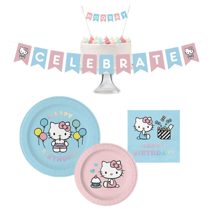 Hello Kitty x Studio Oh! Happy Birthday Paper Party Pack Paper Tableware Studio Oh!