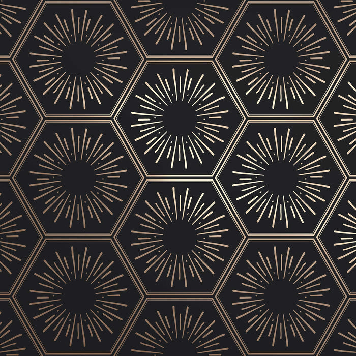 SINGLE ROLL / Metallic Gatsby Gold