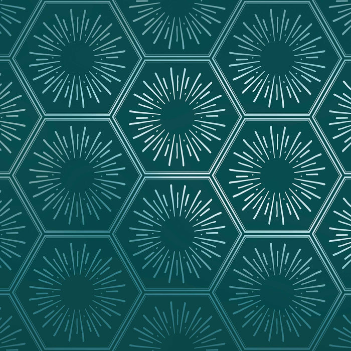 SINGLE ROLL / Metallic Calypso Teal