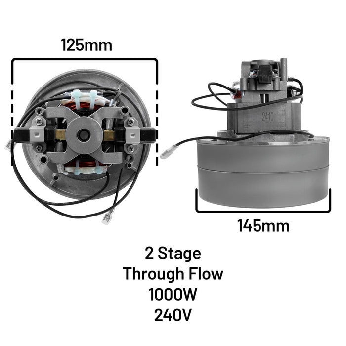 Henry Numatic 2-Stage 1000W Motor DL21104T with TOC 205403 | 119936-00