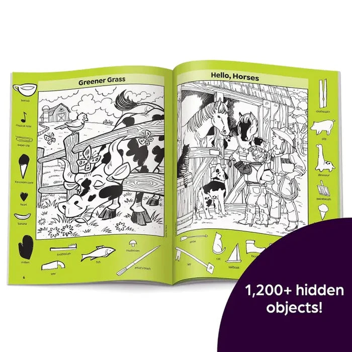 Highlights Hidden Pictures: Farm Puzzles Activity Book