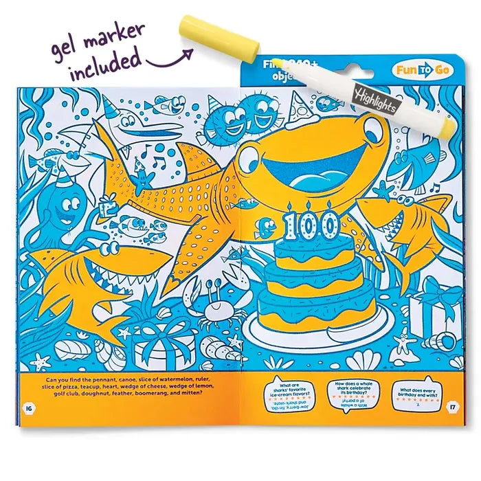 Highlights Hidden Pictures: Shark Puzzles to Highlight Activity Book