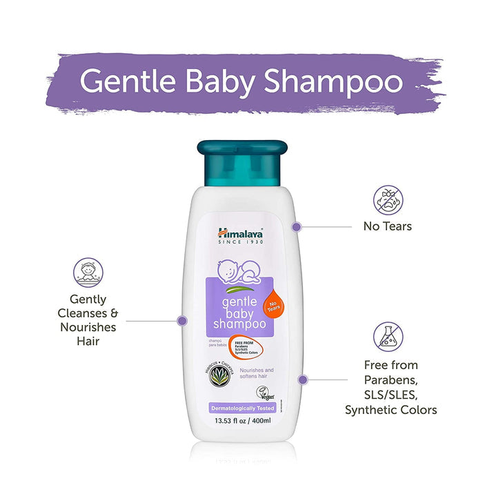Himalaya Gentle Baby Shampoo for Baby-Soft Hair & Scalp Soothing Moisture, 13.53 oz - 60506950123 Pie's Variety Store