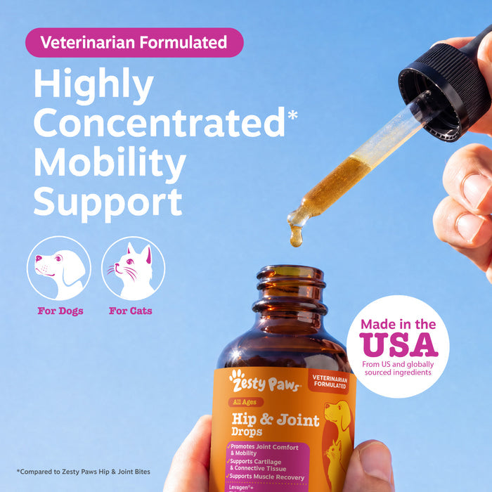 Hip & Joint Drops for Dogs & Cats