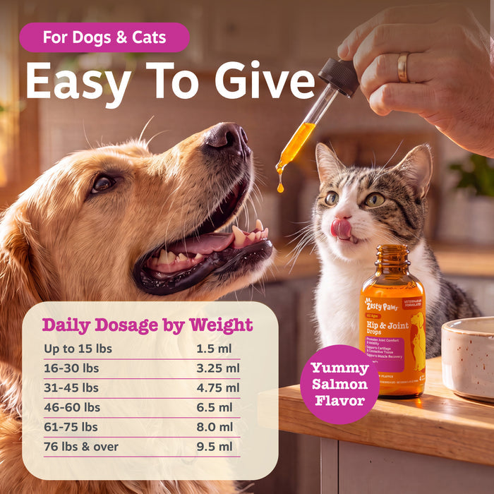 Hip & Joint Drops for Dogs & Cats