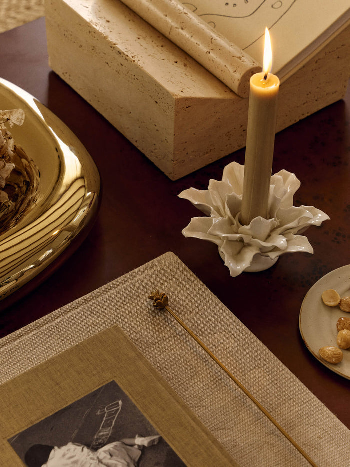 Holly Leaf Candle Holder - More Options