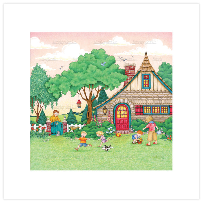 Home and Family Fine Art Print