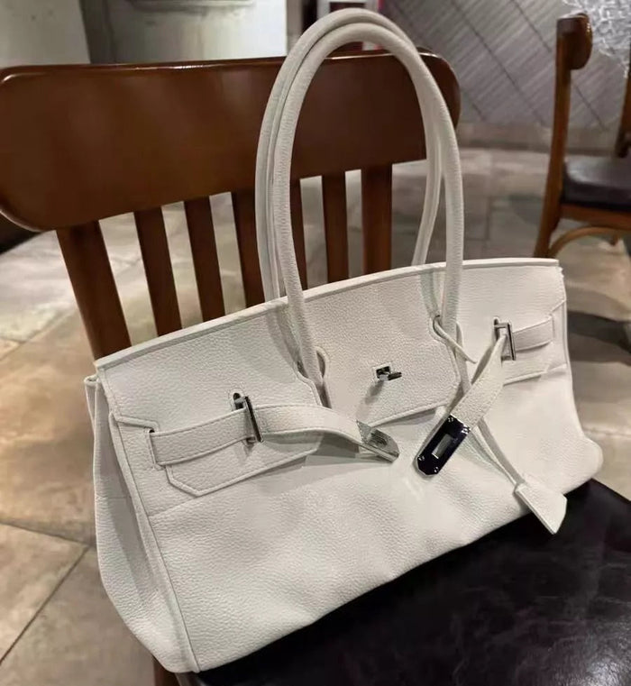 Chelsea White Handbag Travellers Hat Boutique