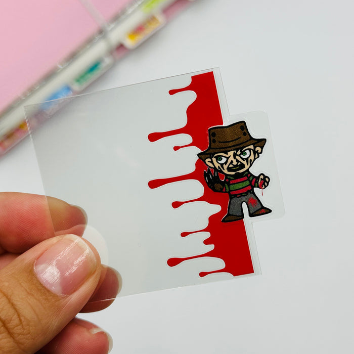 Horror Character Mini Tab Planner Dividers - SIDE TABS