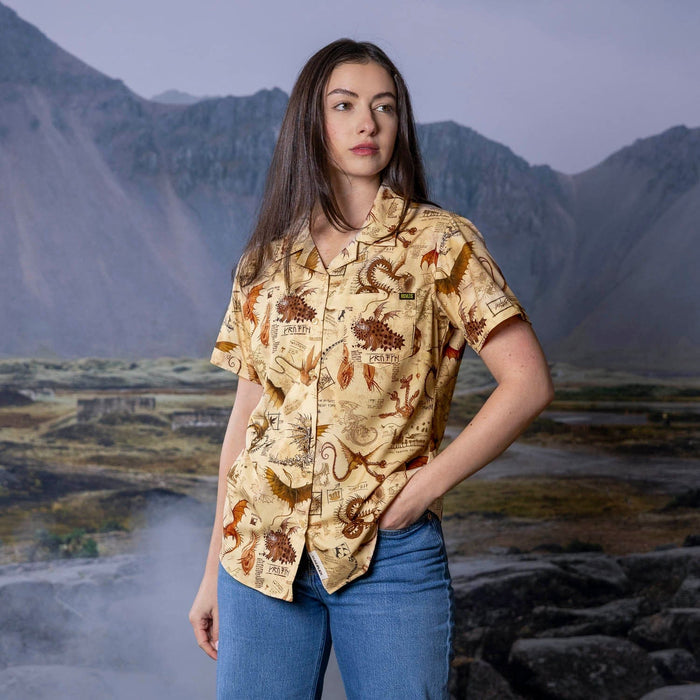 RSVLTS How to Train Your Dragon Women's Short Sleeve Shirt How to Train Your Dragon "Book of Dragons" – Women's KUNUFLEX Short Sleeve Shirt How to Train Your Dragon "Book of Dragons" – Women's KUNUFLEX Short Sleeve Shirt