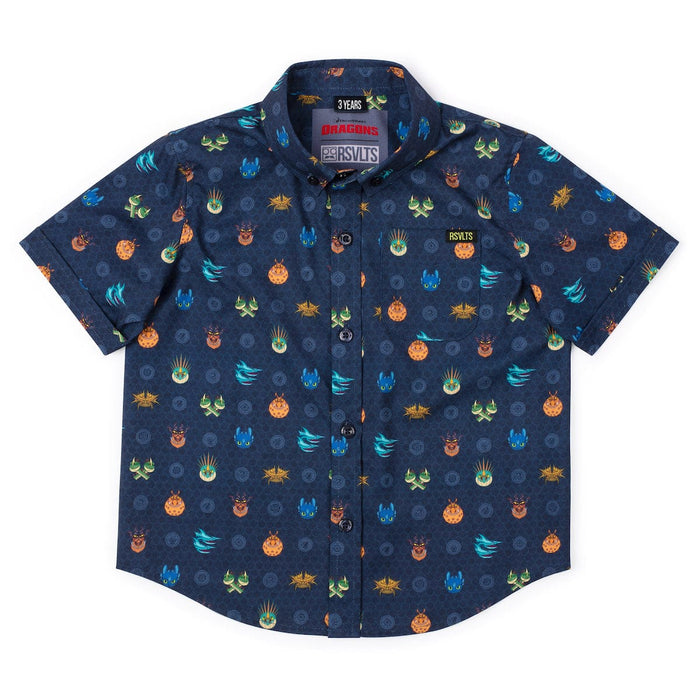 RSVLTS 2T How to Train Your Dragon Preschool Short Sleeve Shirt How to Train Your Dragon "Fiery Faces" – Preschooler KUNUFLEX Short Sleeve Shirt How to Train Your Dragon "Fiery Faces" – Preschooler KUNUFLEX Short Sleeve Shirt