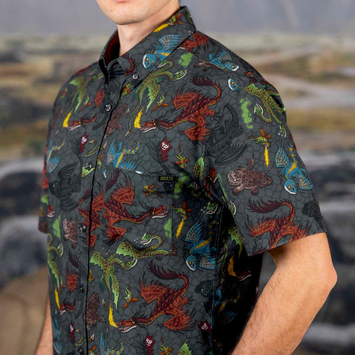 RSVLTS How to Train Your Dragon Short Sleeve Shirt How to Train Your Dragon "Scales 'n' Tails" – KUNUFLEX Short Sleeve Shirt How to Train Your Dragon "Scales 'n' Tails" – KUNUFLEX Short Sleeve Shirt