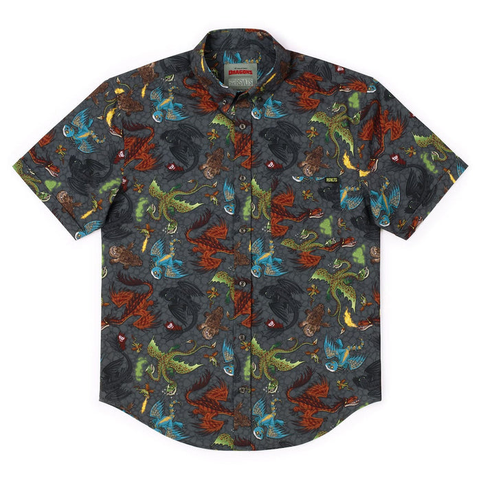 RSVLTS How to Train Your Dragon Short Sleeve Shirt How to Train Your Dragon "Scales 'n' Tails" – KUNUFLEX Short Sleeve Shirt How to Train Your Dragon "Scales 'n' Tails" – KUNUFLEX Short Sleeve Shirt