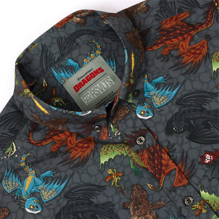 RSVLTS How to Train Your Dragon Short Sleeve Shirt How to Train Your Dragon "Scales 'n' Tails" – KUNUFLEX Short Sleeve Shirt How to Train Your Dragon "Scales 'n' Tails" – KUNUFLEX Short Sleeve Shirt