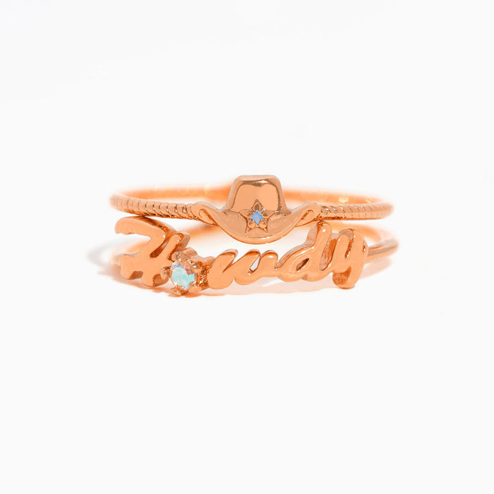 Howdy Partner Ring Set
