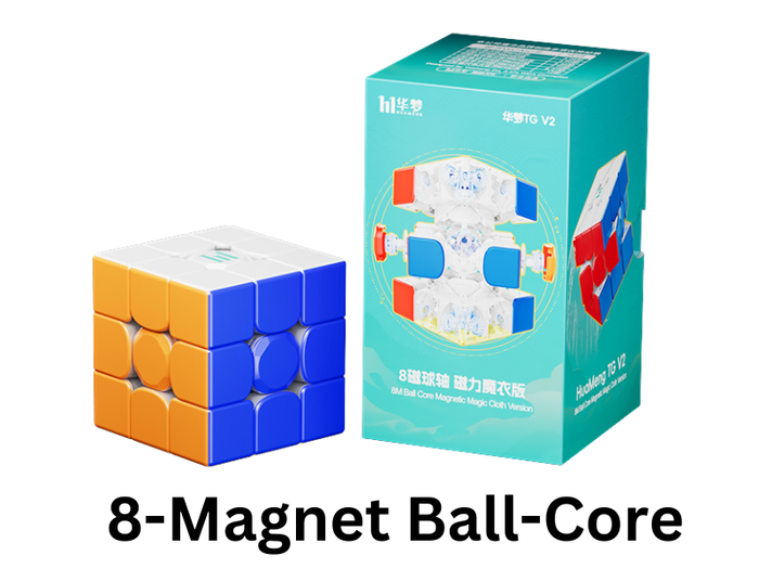 HuaMeng TG V2 3x3 (8-Magnet Ball-Core) - Stickerless