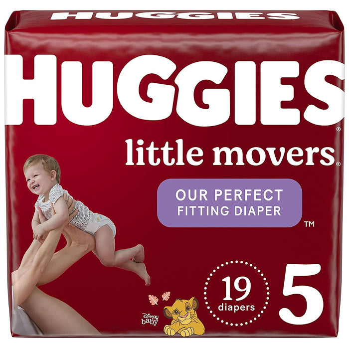 Huggies Little Movers S5 (19 diapers) - 3600049680 Pie's Variety Store
