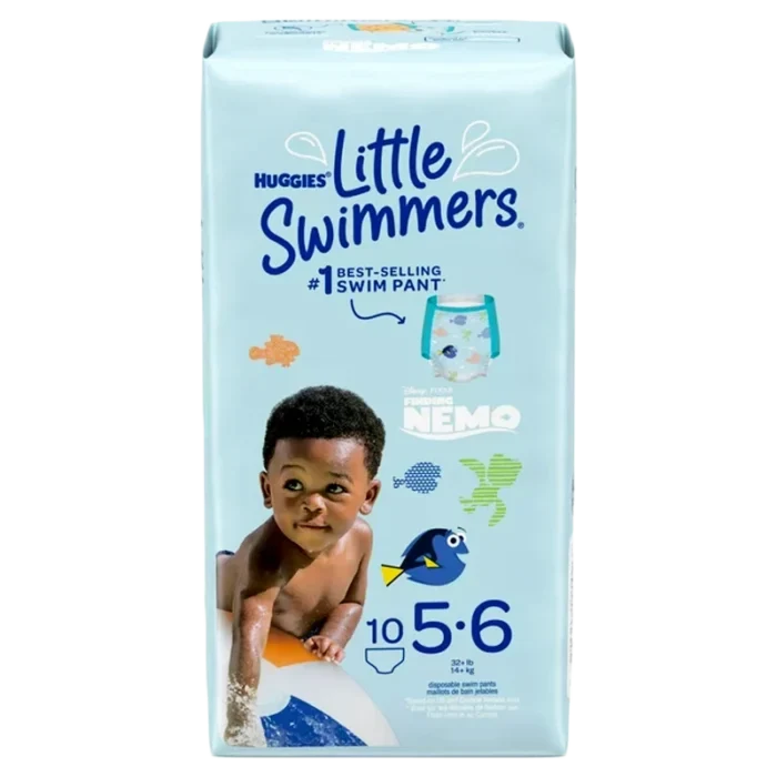 Huggies Little Swimmers Swim Diapers, Size 5-6 Large (10) - 3600018345