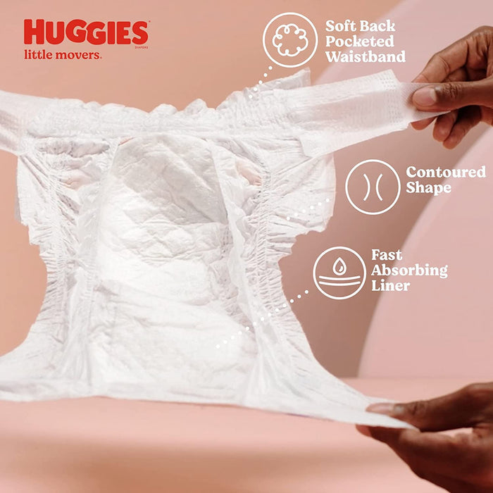 Huggies Little Movers S5 (19 diapers) - 3600049680 Pie's Variety Store