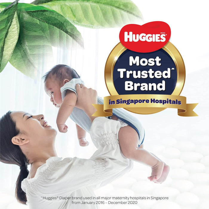 Huggies Platinum Naturemade Tape Diapers Newborn 60count Pack X 3