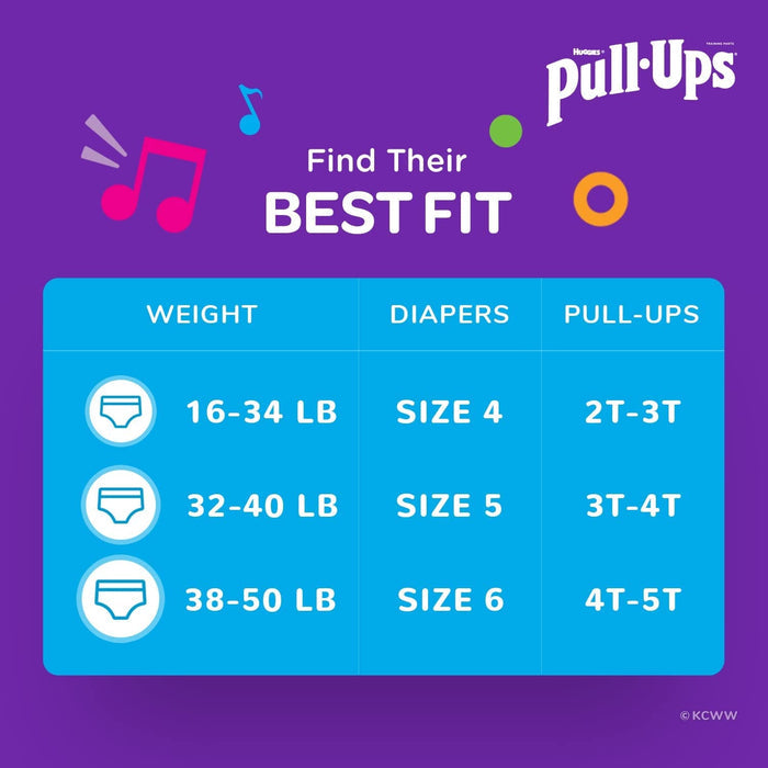 Huggies Pull-Ups Boys' Potty Training Pants, Size 4, 2T-3T, 23 Ct - 03600051334 Pie's Variety Store