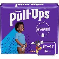 Huggies Pull-Ups Boys' Potty Training Pants, Size 4, 2T-3T, 23 Ct - 03600051334 Pie's Variety Store