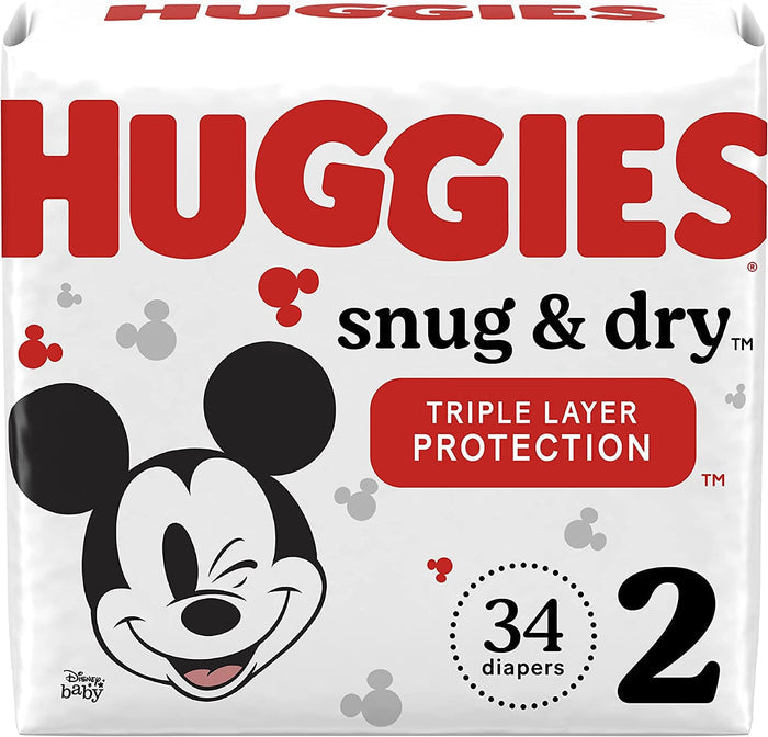 Huggies Snug & Dry Size 2 34ct - 3600051469