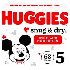 Huggies Snug and Dry S5 (68 diapers) - 3600054649