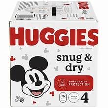 Huggies Snug And Dry Size-4, 76CT - 03600054648