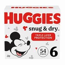 Huggies Snug and Dry S6 (54 diapers) - 03600054650