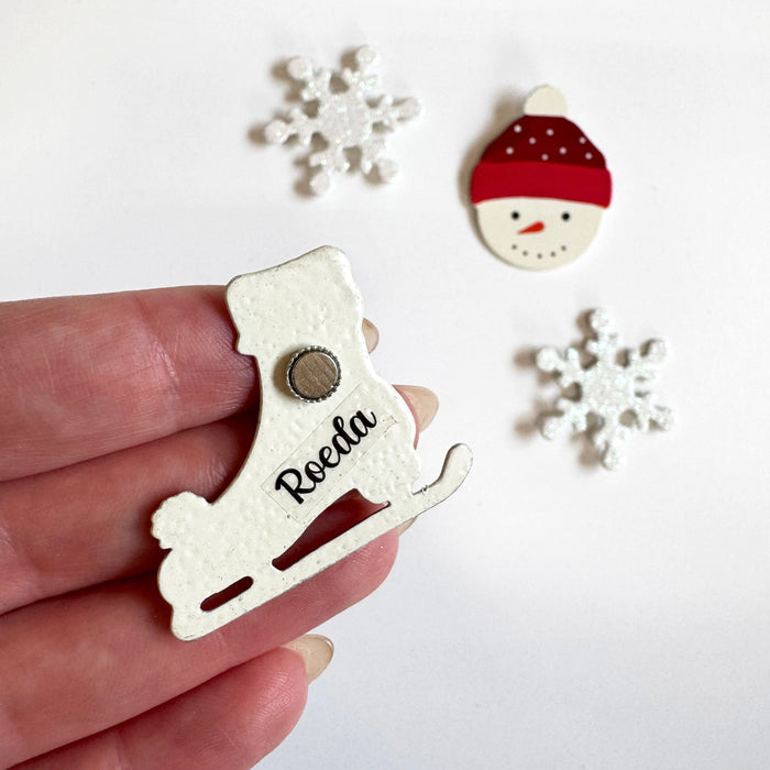 Ice Skate Mini Magnet
