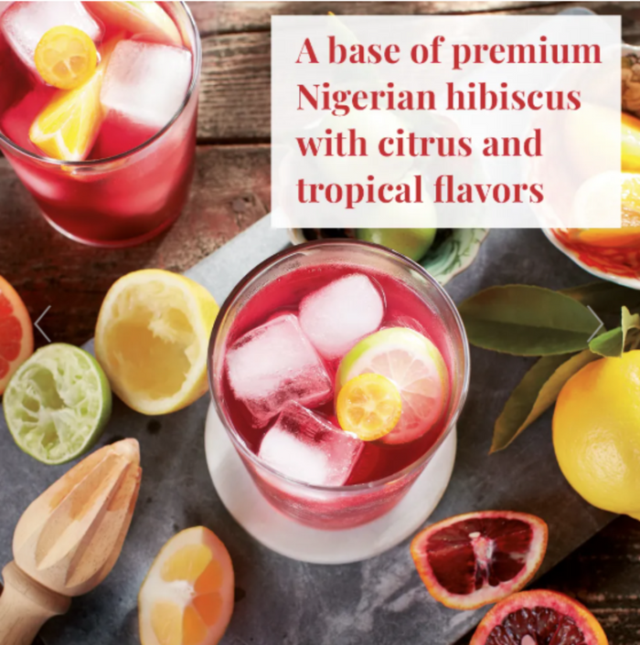 Iced Tea - Hibiscus Sangria flavor profile