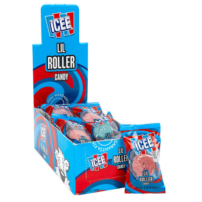 ICEE Lil Roller Candy Belt Roll - 18 Count