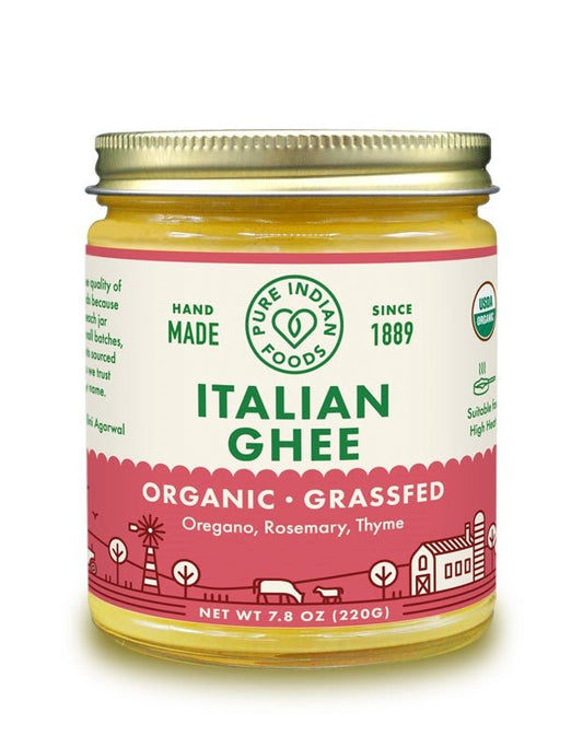 Italian Ghee, Grassfed & Certified Organic - 7.8 oz - SEATOPIA