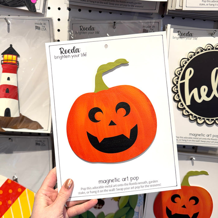 Jack-O'-Lantern Magnetic Art Pop