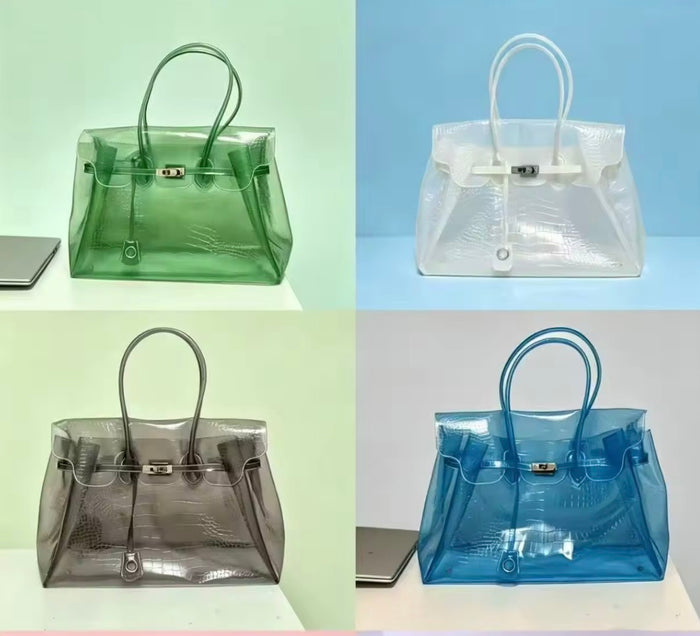 Jelly Crocodile Shoulder Bag